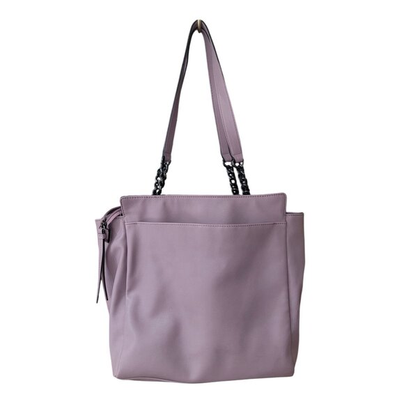 Simply Vera Wang Cara Tote Bag Handbag Purse - Elderberry - Picture 2 of 7